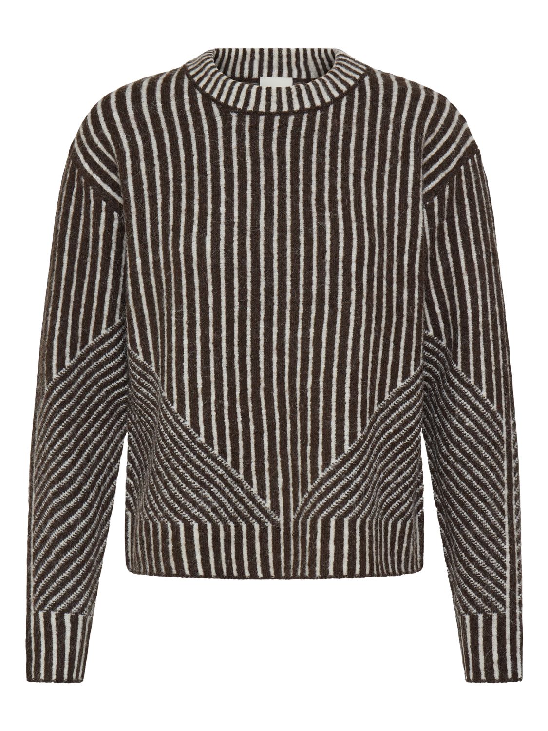 Maglione IHKAMARA STRIPE ICHI Donna - Marrone