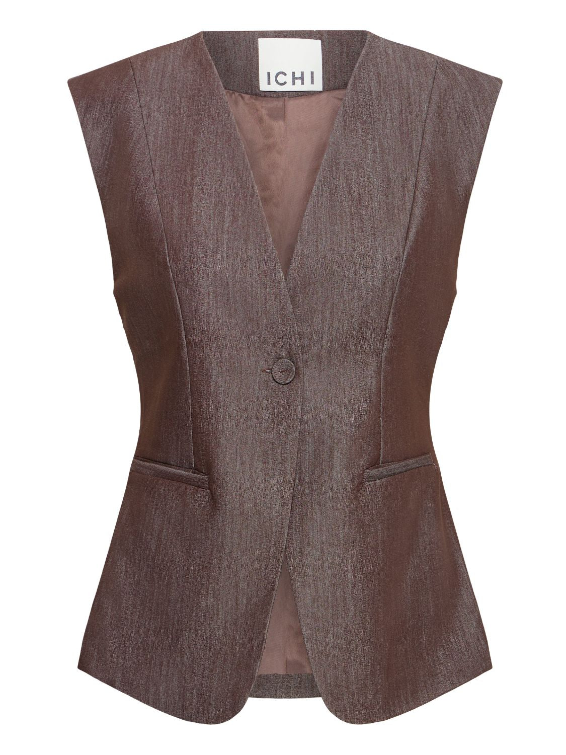 Gilet IHJUMI ICHI Donna - Marrone