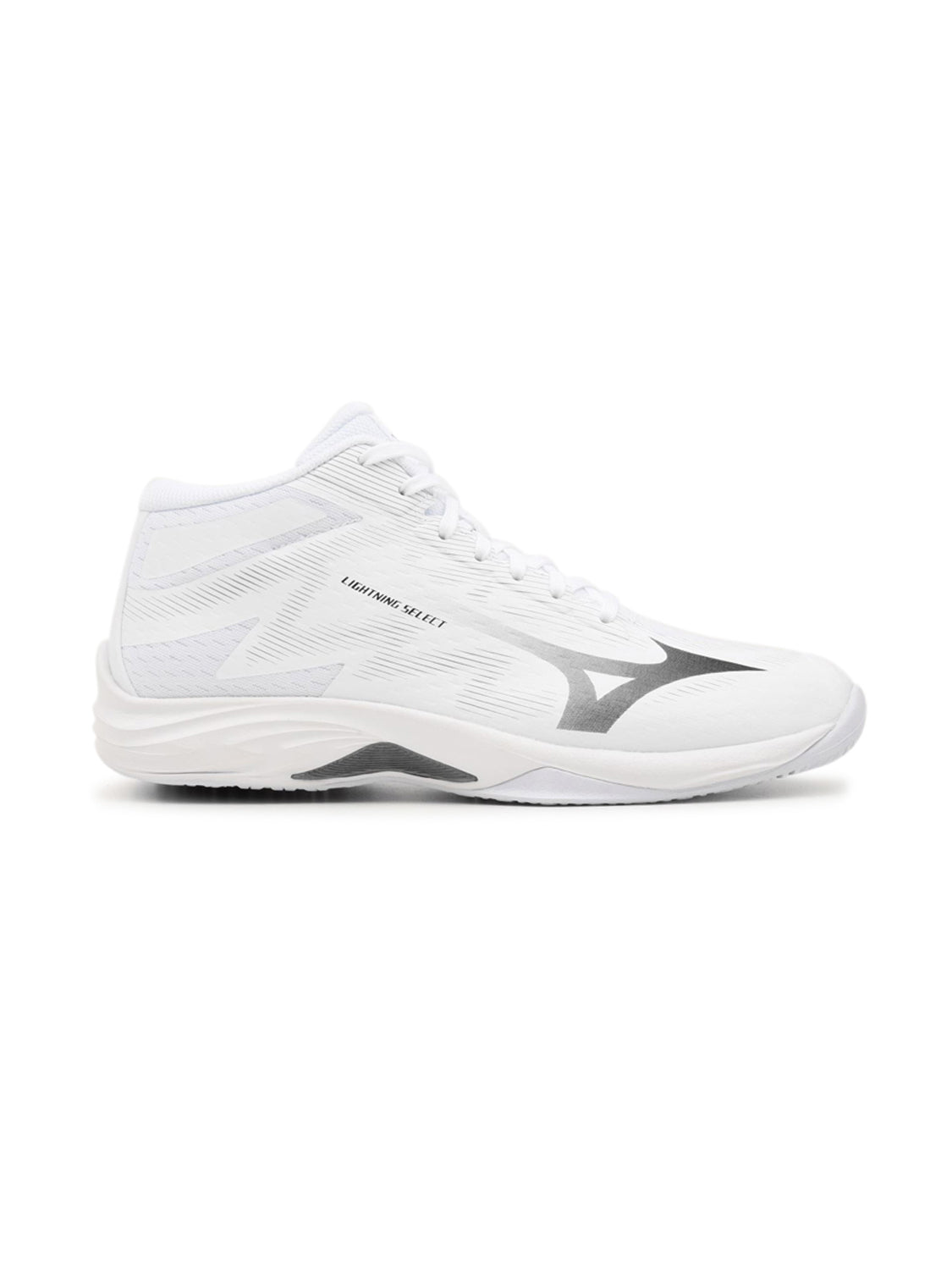 Scarpa Volley Wave Lightning Select Mid MIZUNO Unisex - Bianco
