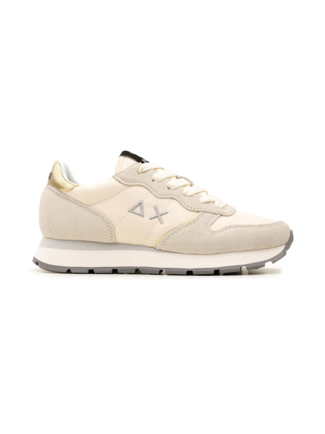 Sneakers Basse Ally Silver Gold SUN68 Donna - Bianco