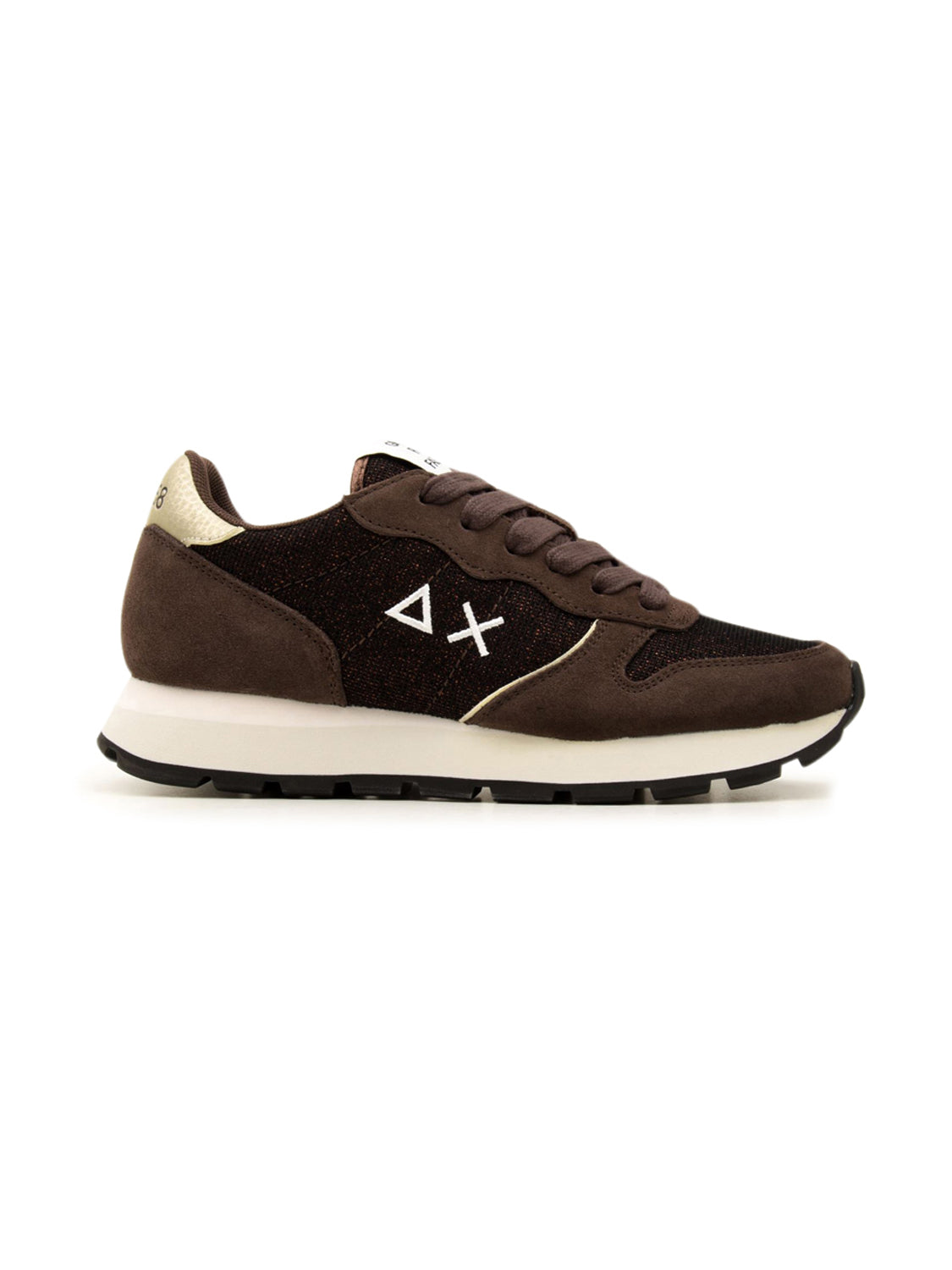 Sneakers Basse Ally Glitter Textile SUN68 Donna - Marrone