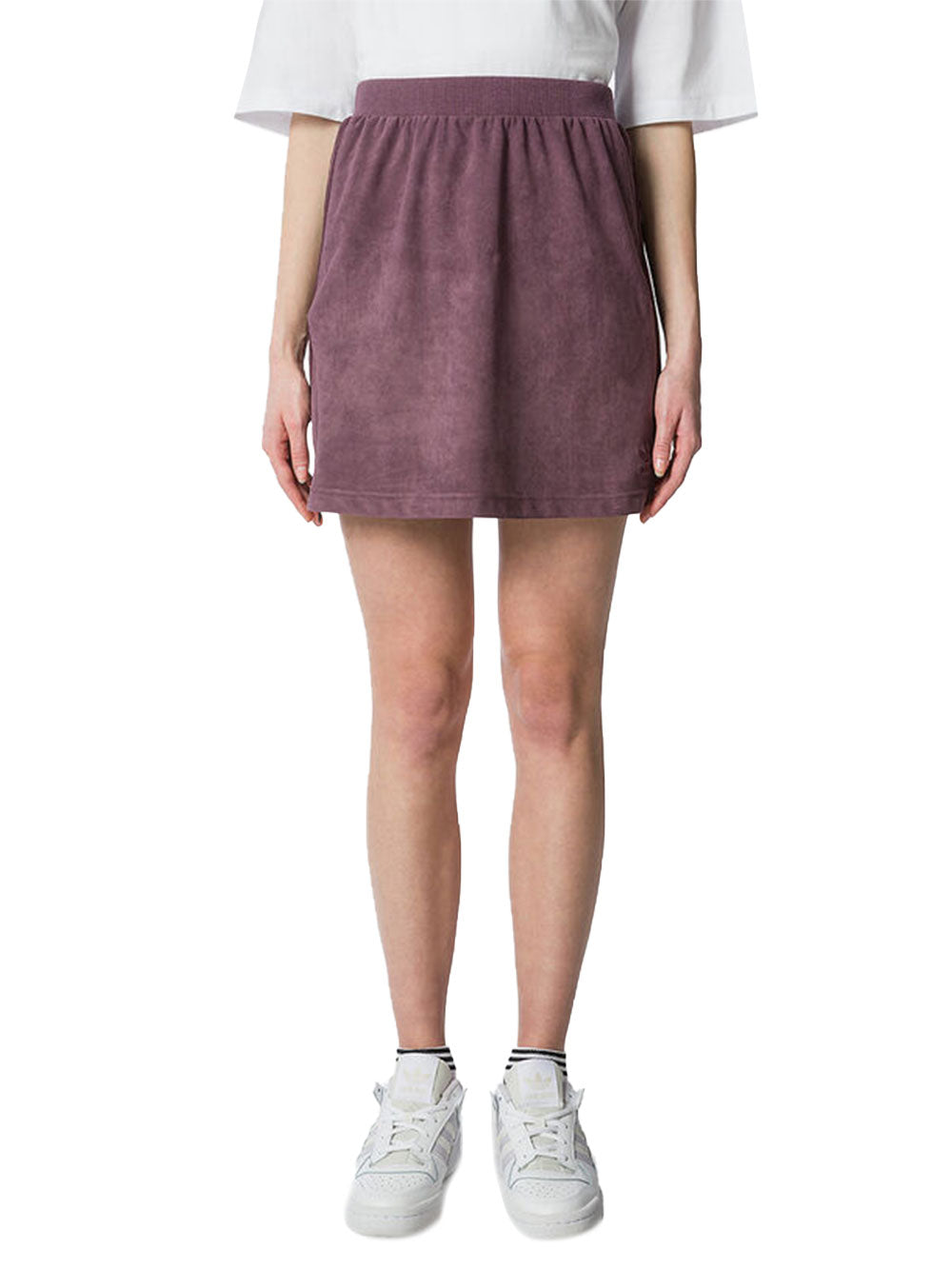 Gonna ADIDAS Donna SUEDE SKIRT Marrone