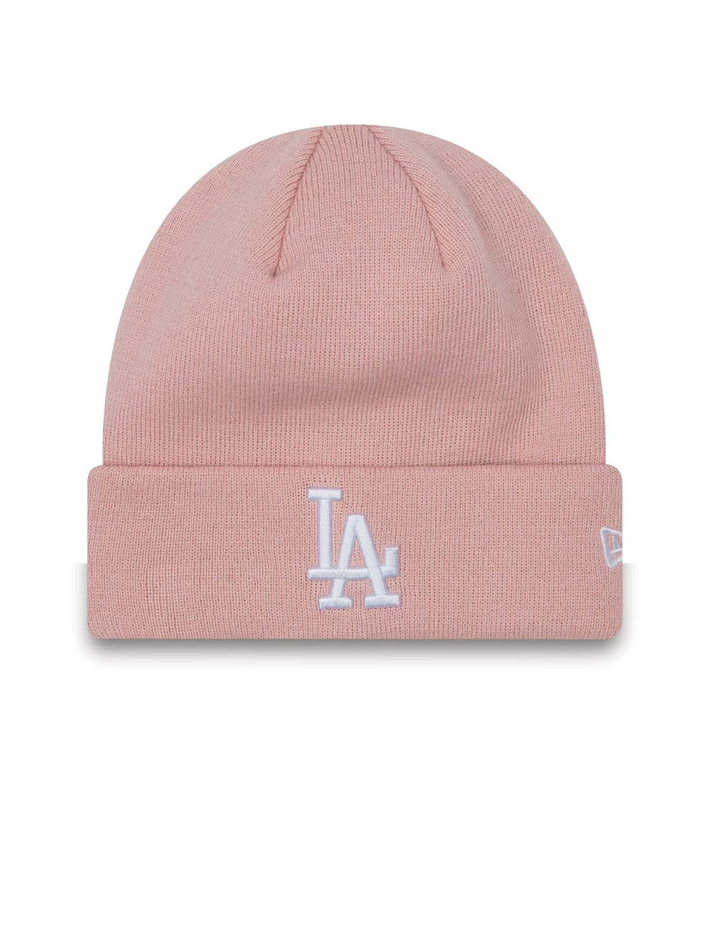 Cappello NEW ERA Unisex FEMALE LEAGUE ESS CUFF BEANIE LOS ANGELES DODGERS Rosa