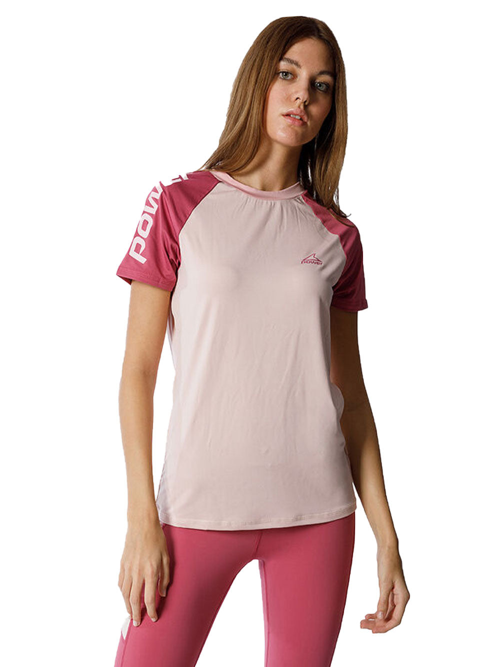 T-shirt POWER Donna SS WMN RUNNING TEE Rosa