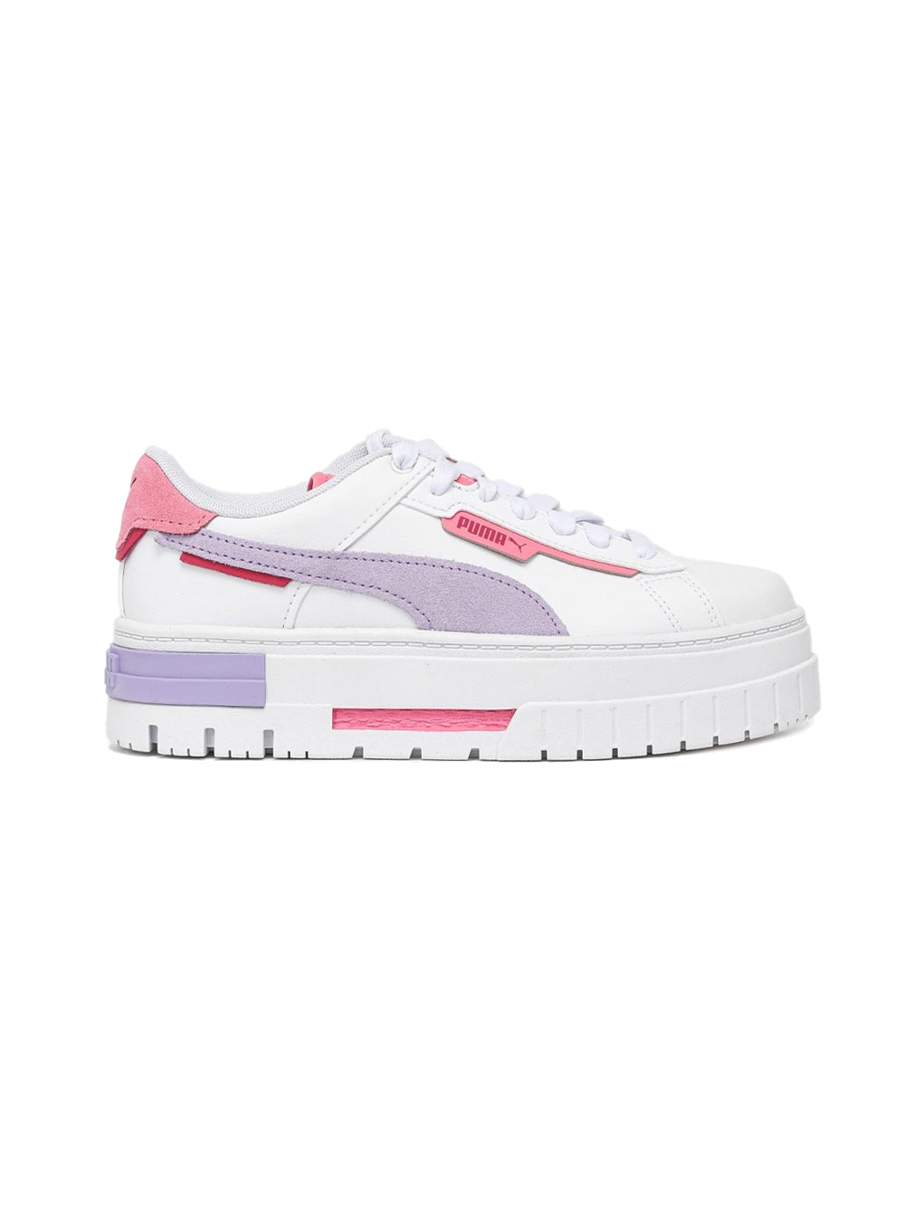 Sneakers Platform PUMA Donna Mayze Crashed Wns,PUMA White-Vivid Bianco