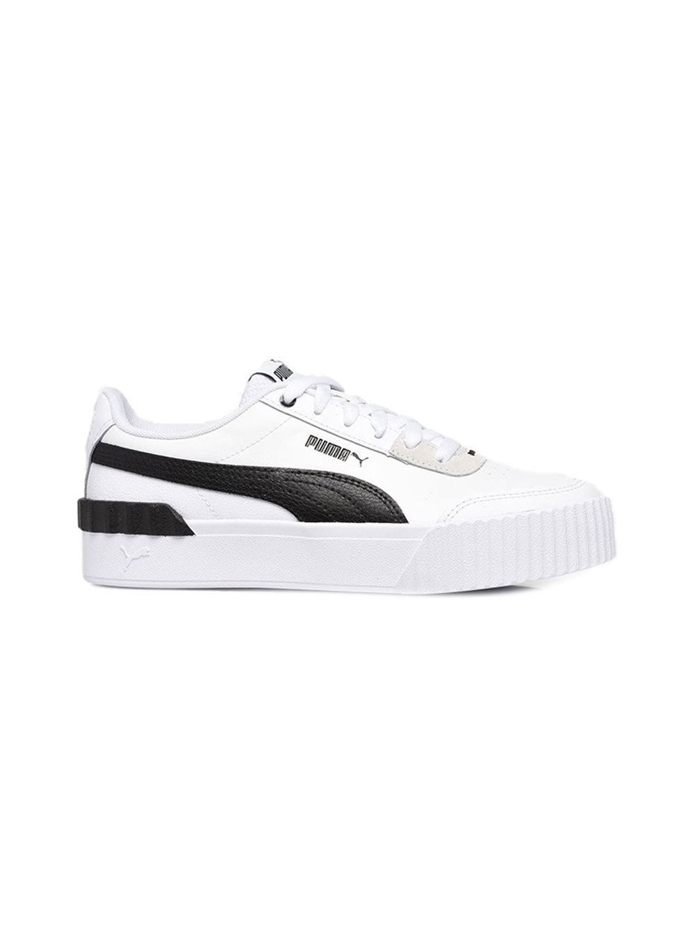 Sneakers Basse PUMA Donna Carina Lift,Puma White-Puma Black-P Bianco