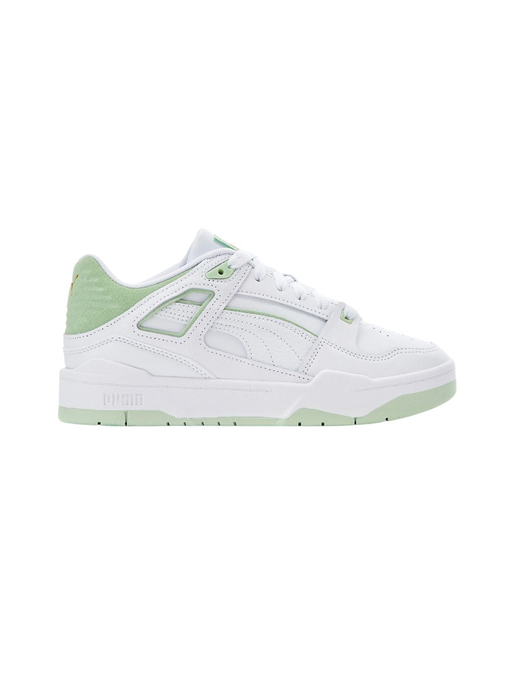 Sneakers Basse PUMA Donna Slipstream,PUMA White-Light Mint Bianco