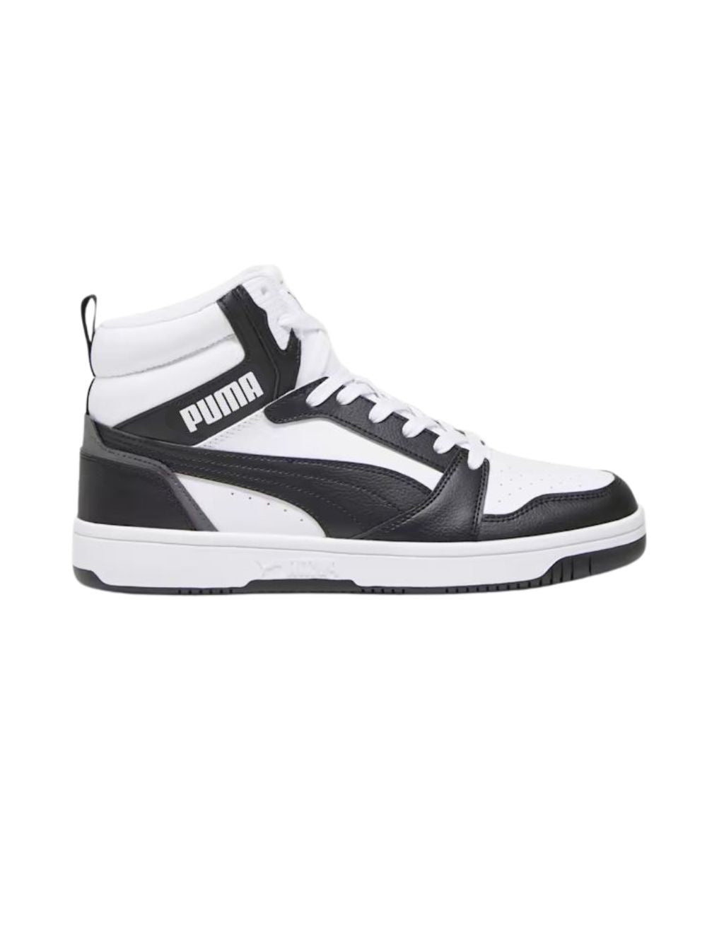 Sneakers Alte PUMA Uomo Rebound v6,PUMA White-PUMA Black-Sh Bianco