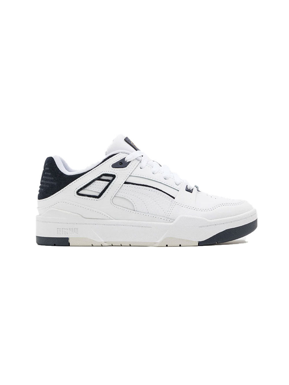 Sneakers Basse PUMA Uomo Slipstream,Puma White-Peacoat-Nimbu Bianco