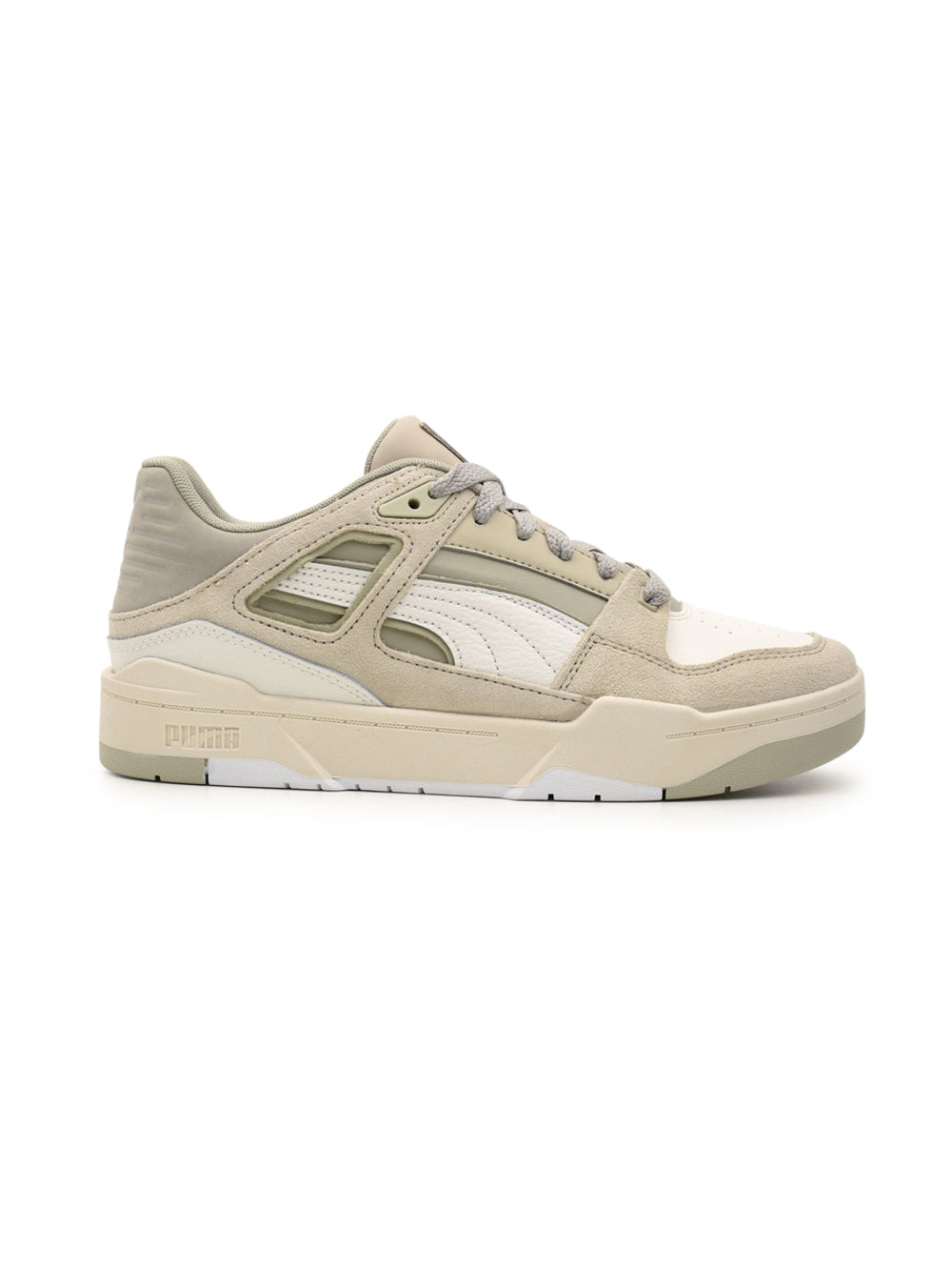 Sneakers Basse PUMA Uomo Slipstream Mix,Marshmallow-Pebble G Beige