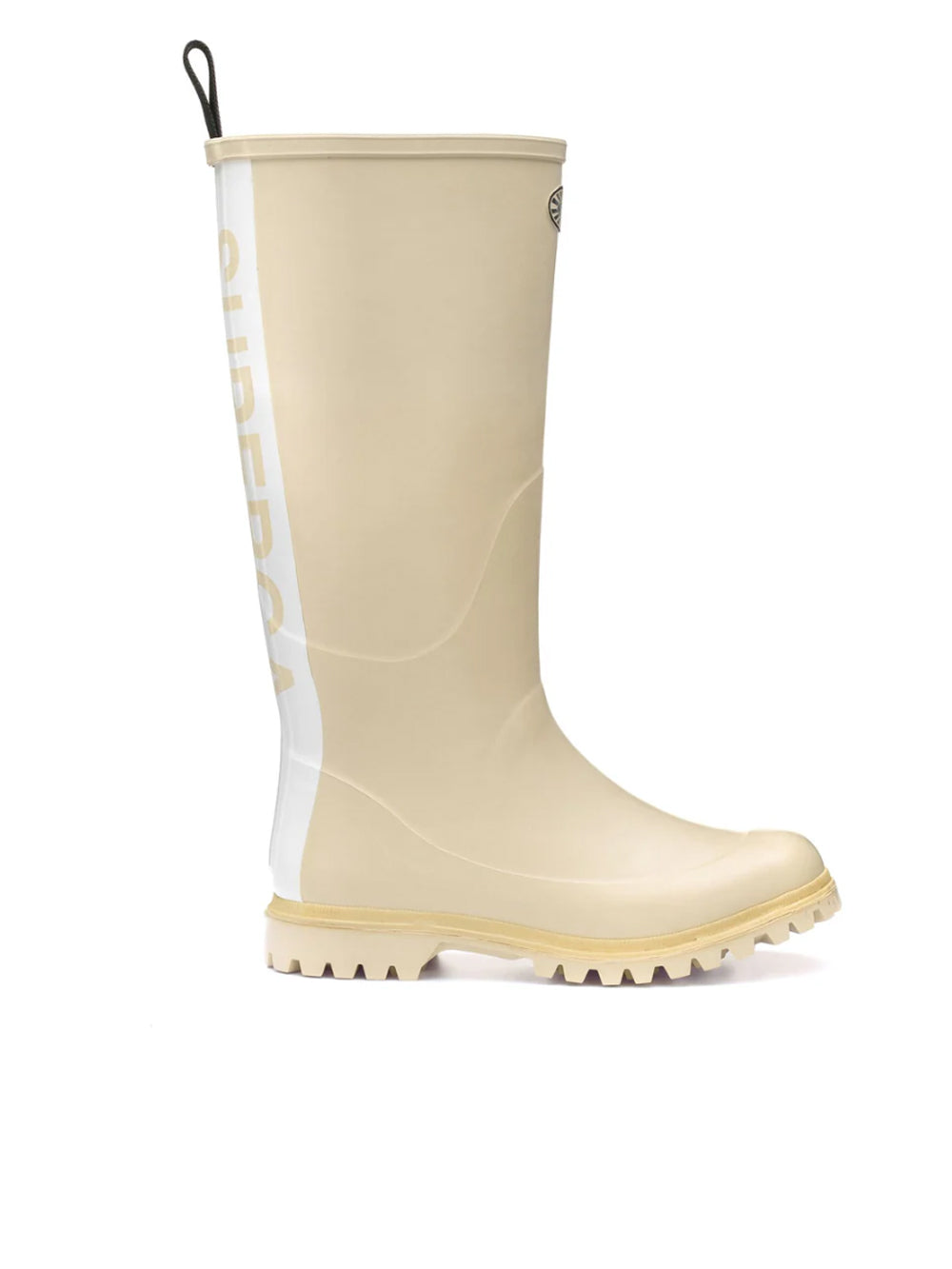 Stivale SUPERGA Donna W.799 RUBBER BOOTS LETTERING Beige