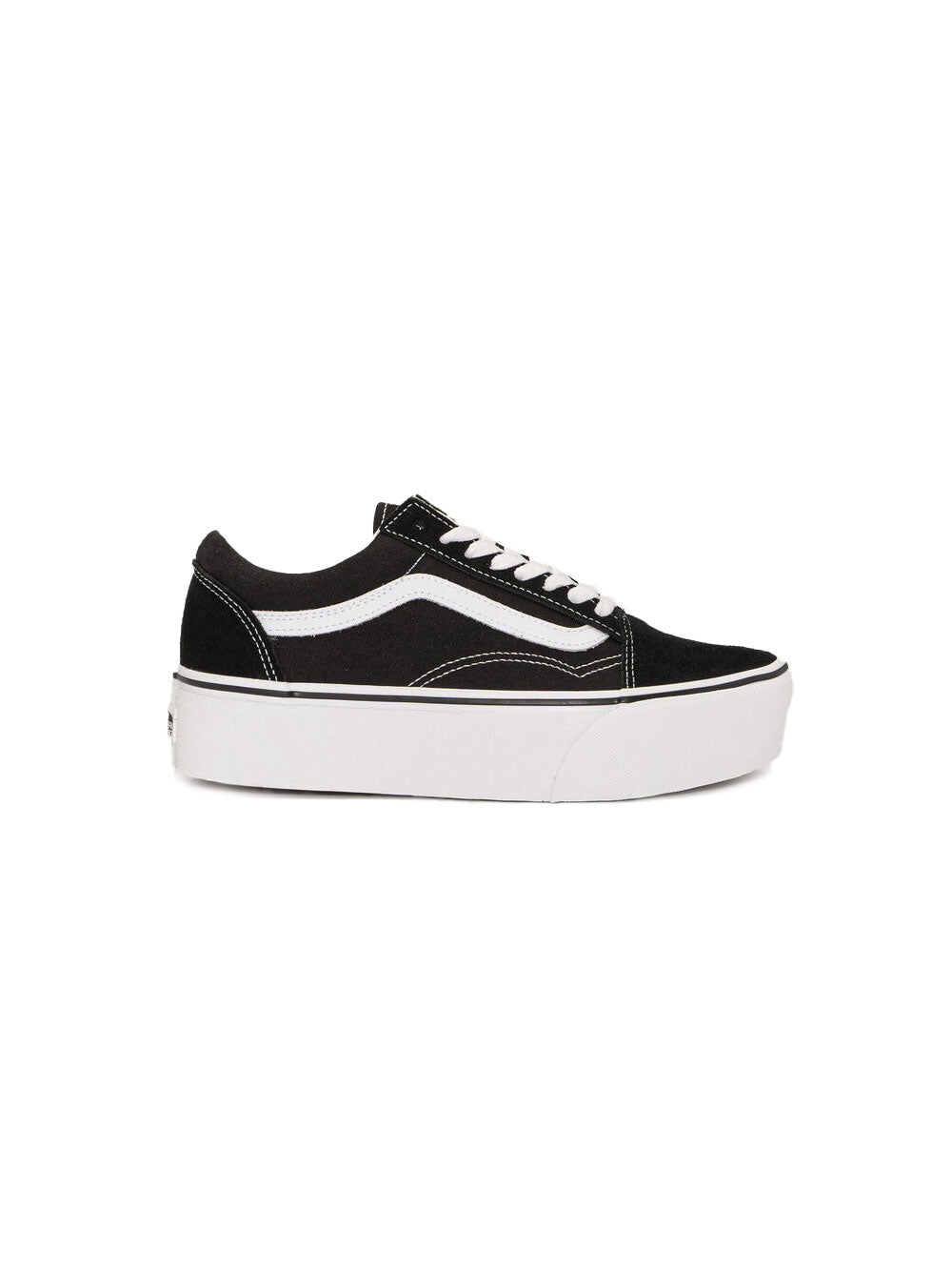 Sneakers Platform VANS Donna UA OLD SKOOL STACKFORM SUEDE/CANVAS Nero