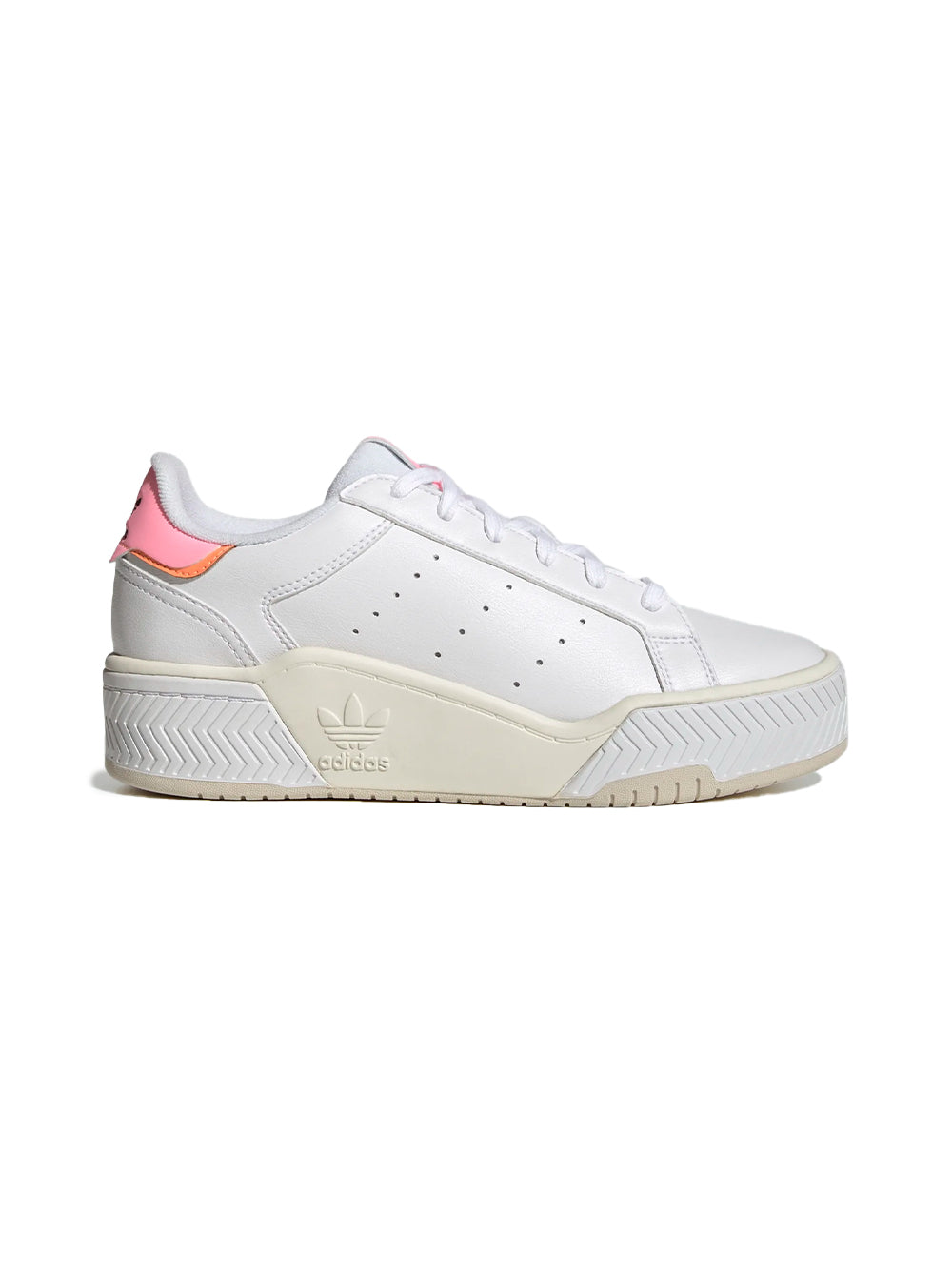 Sneakers Platform ADIDAS Donna COURT TORINO BOLD W Bianco