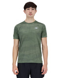 T-shirt running NEW BALANCE Unisex MT21263 Verde