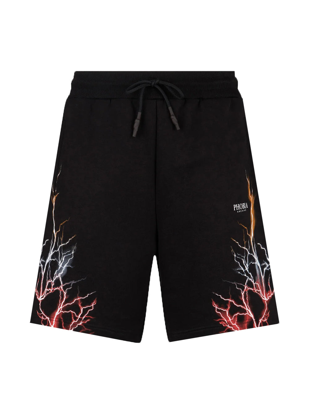 Shorts PHOBIA Uomo PH00121 Black Red Grey Orange lightning