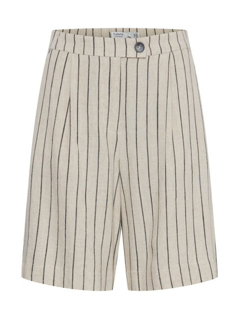 Shorts Donna Johanna Bianchi a righe nere