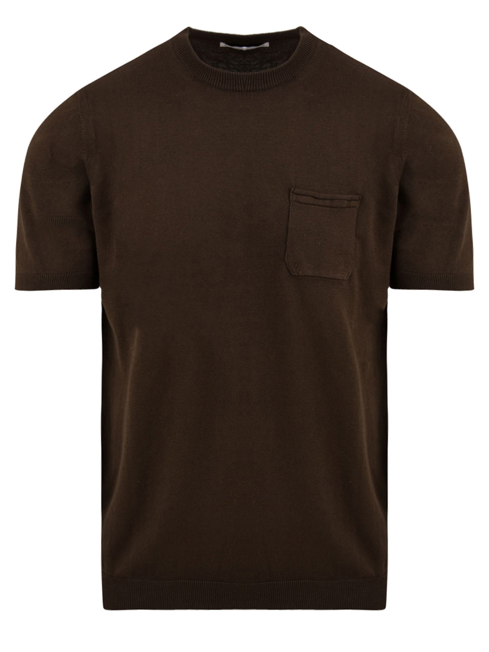 Maglia Uomo marrone con tasca