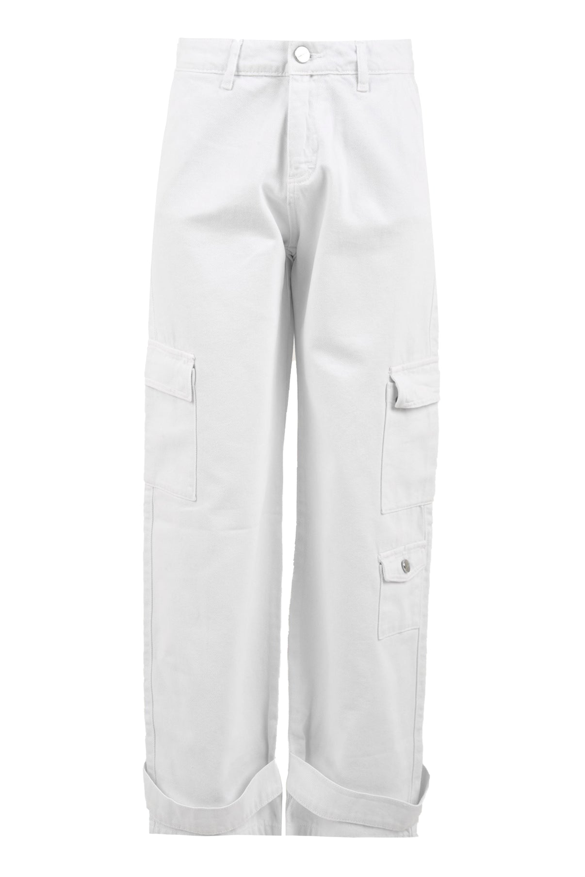 Pantalone Donna cargo bianco