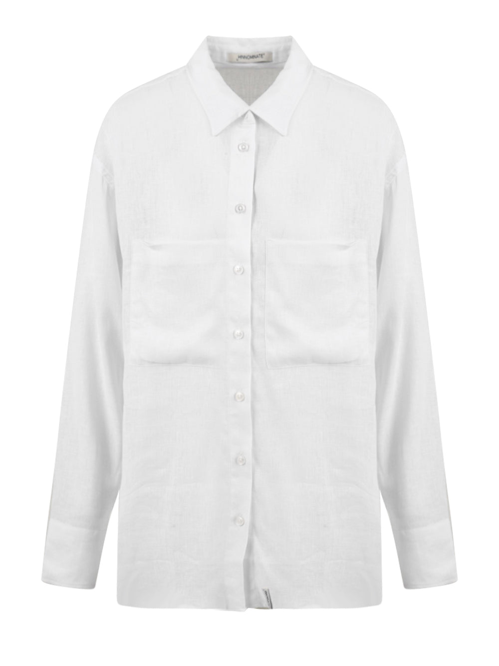 Camicia Donna bianca in misto lino