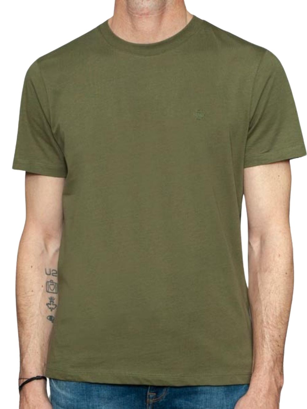 T-shirt LIU JO Uomo M124P204 PIMATEE Verde