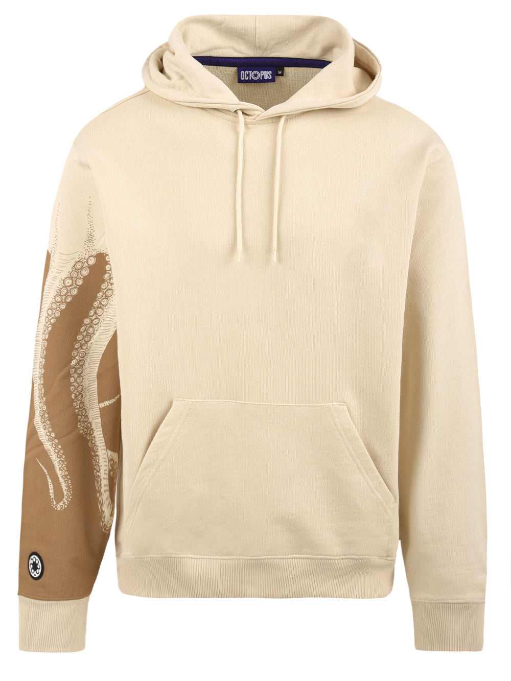 Felpa Uomo tentacoli braccio beige