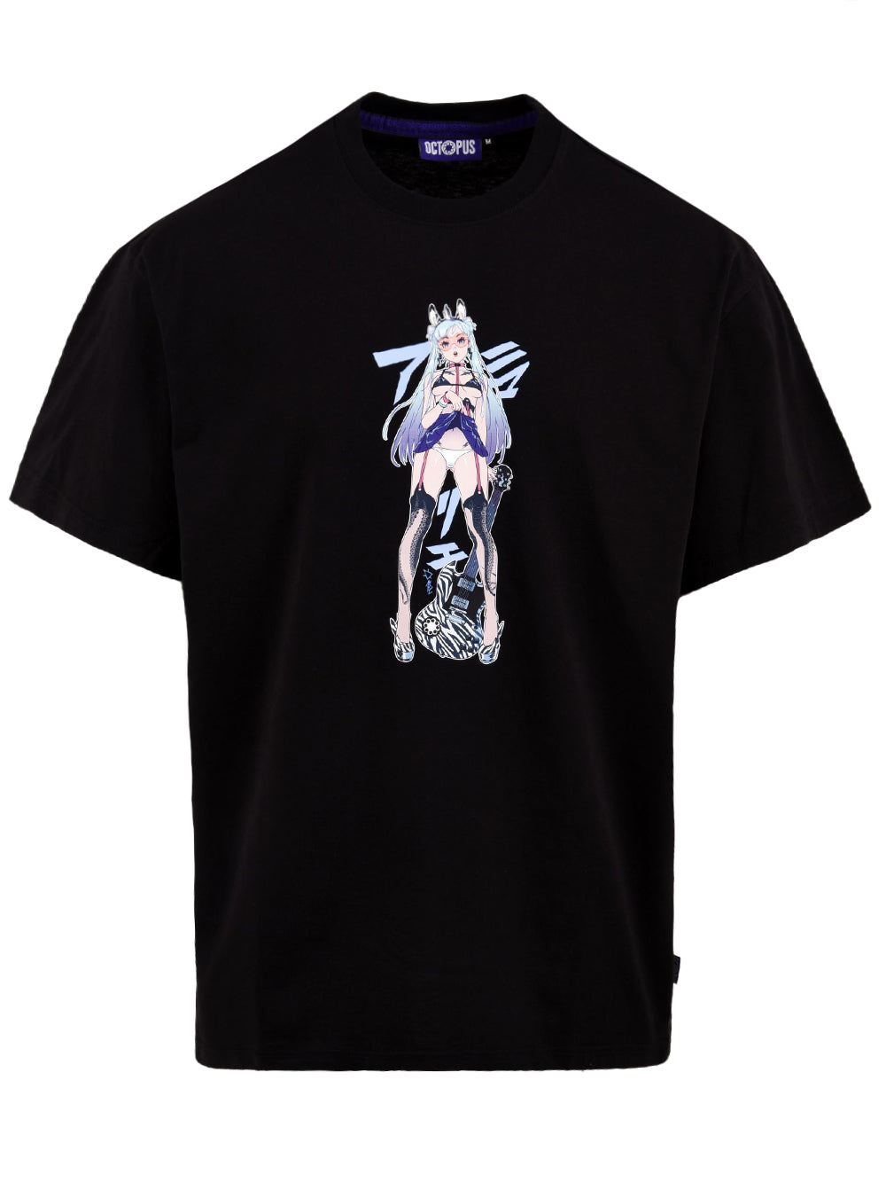 T-shirt OCTOPUS Uomo 24SOTS16 Nero