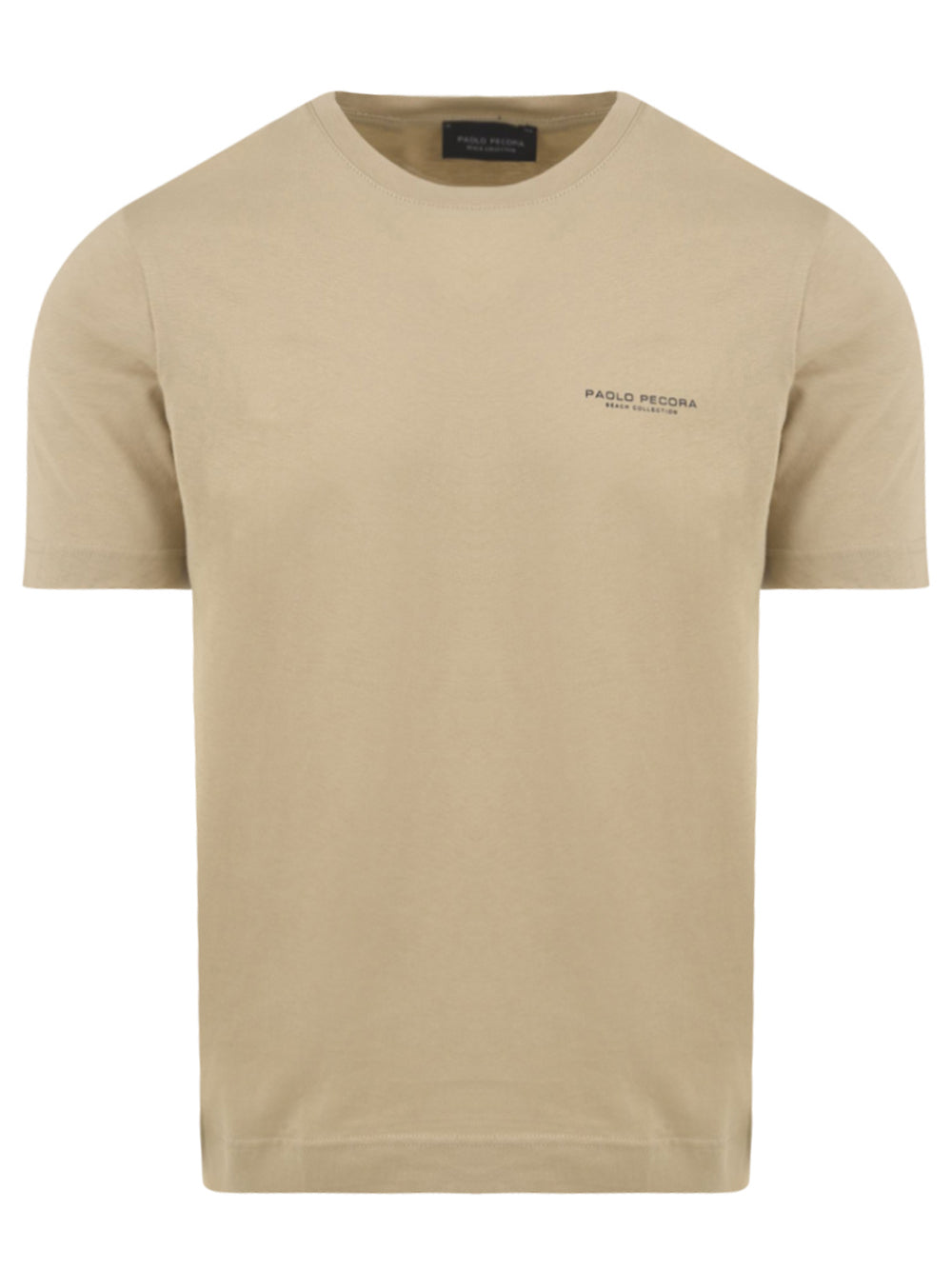 T-shirt Uomo beige con logo