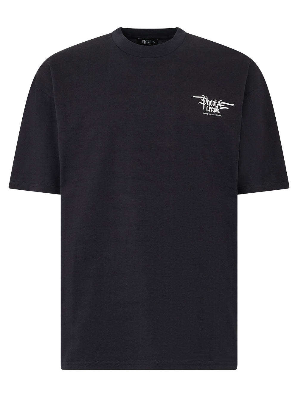 T-shirt Uomo Nera con stampa Cobra Fiery