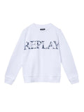 Felpa REPLAY & SONS Bambino SB2070.050.22739 Bianco