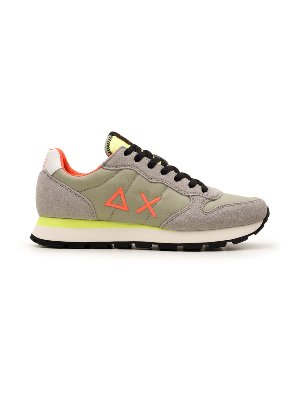 Sneakers Basse SUN68 Uomo BZ34102 TOM FLUO Grigio