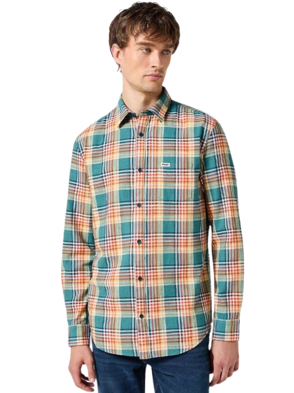 Camicia Uomo con motivo a scacchi