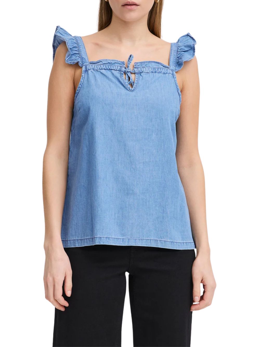 Blusa Ihbarcy ICHI Donna - Blue
