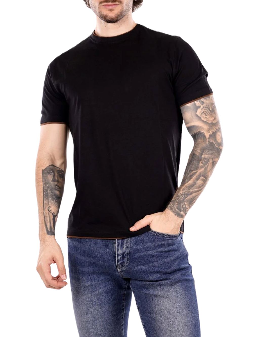 Maglione Sdnohan !SOLID Uomo - Nero