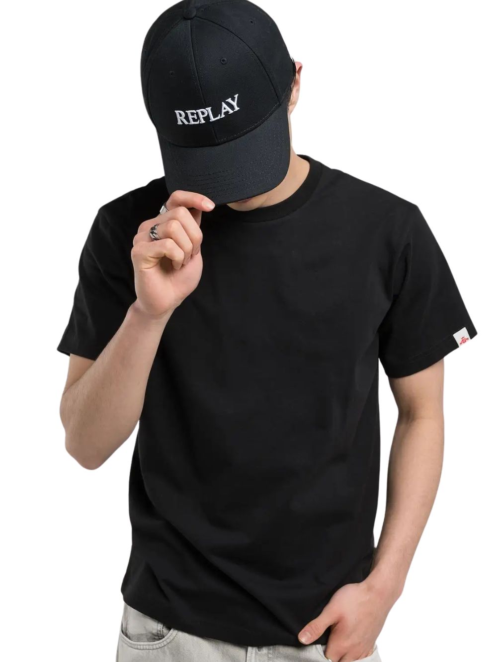 T-shirt REPLAY Uomo M3018 .000.2660 Nero