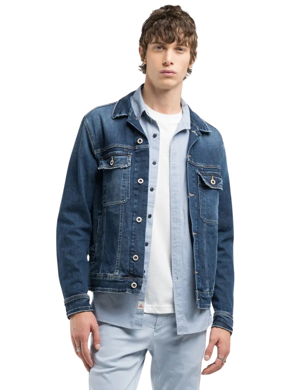 Giubbotto REPLAY Uomo MV843 .000.425836B Blue