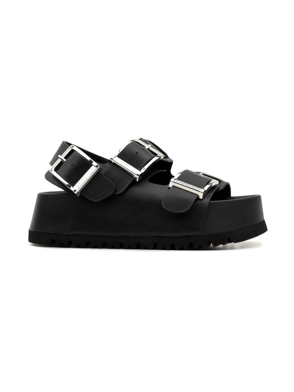 Sandalo Jane Athena Buckle BUFFALO Donna - Nero