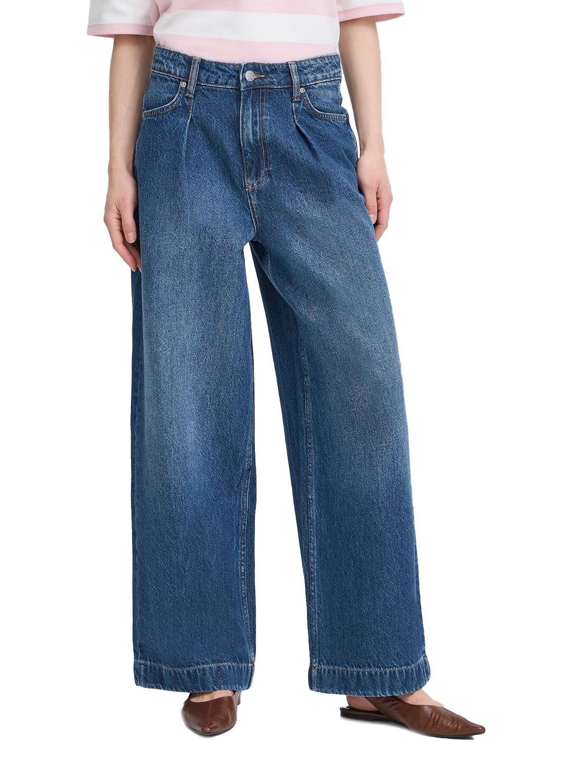 Jeans BYKANOA WIDE B.YOUNG Donna - Blue