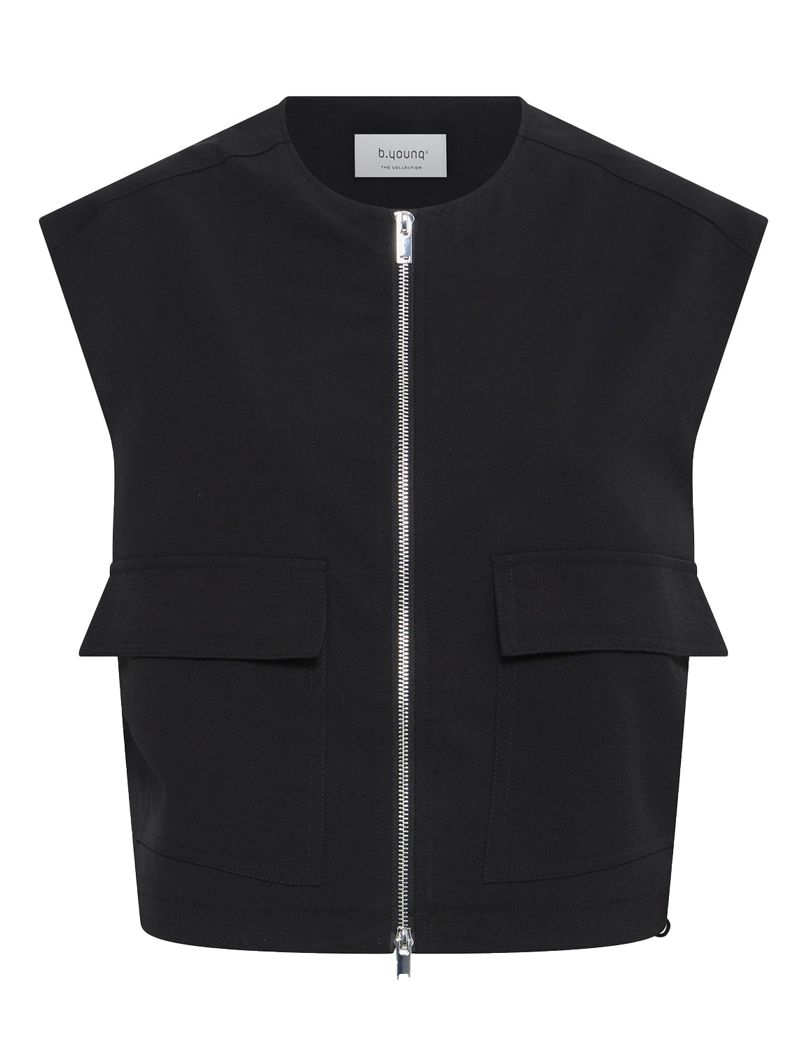 Gilet BYDANTA ZIPPER B.YOUNG Donna - Nero