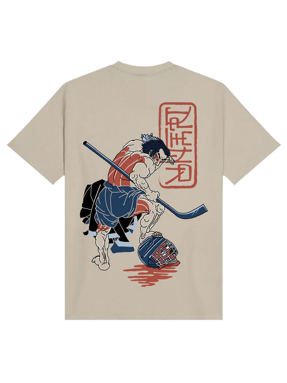 T-shirt Hockey Samurai DOLLY NOIRE Unisex - Beige