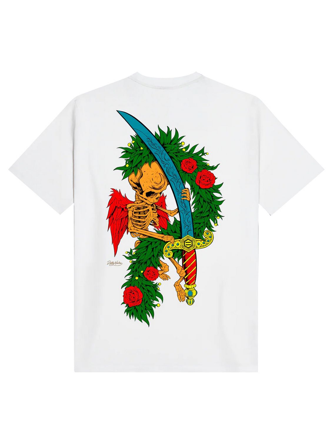 T-shirt Asso di Spade DOLLY NOIRE Uomo - Bianco