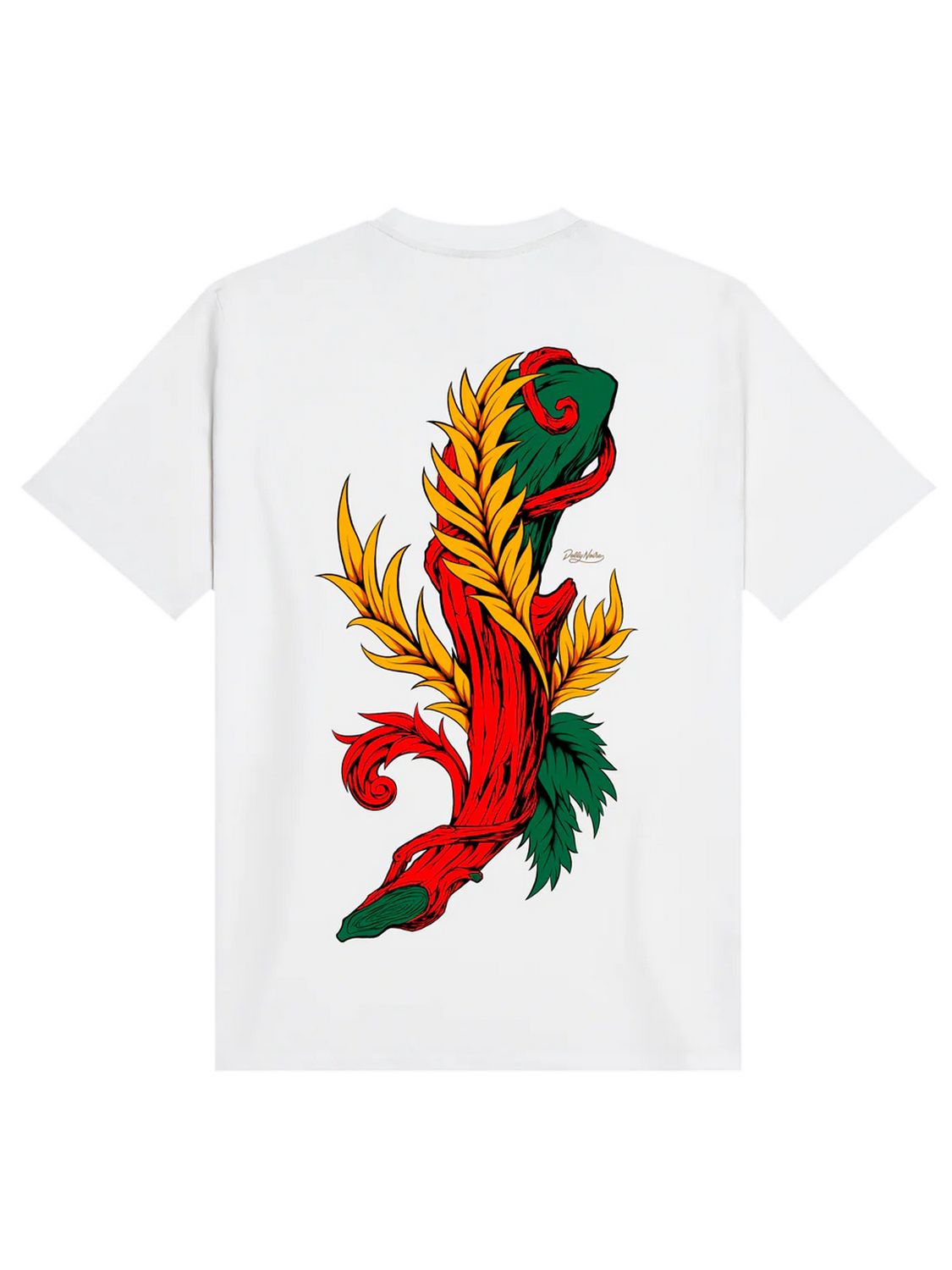 T-shirt Asso di Bastoni DOLLY NOIRE Uomo - Bianco