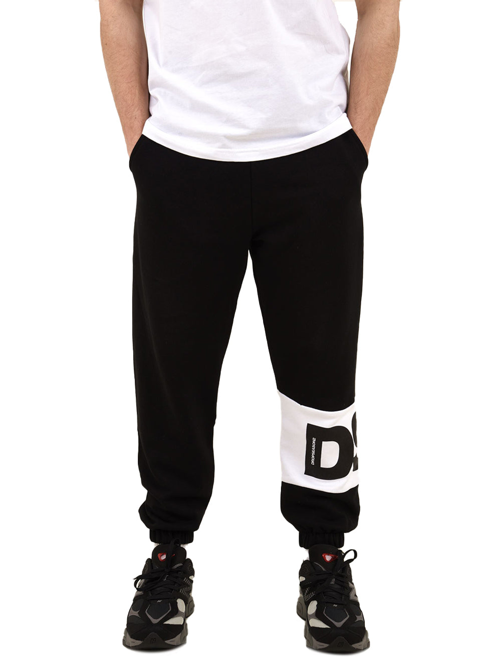 Pantalone Tuta in felpa DROP SEASON 2 Uomo - Nero