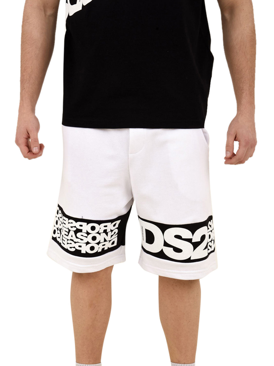 Shorts in felpa DROP SEASON 2 Uomo - Bianco