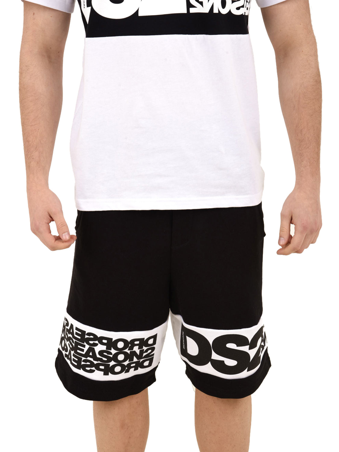Shorts in felpa DROP SEASON 2 Uomo - Nero