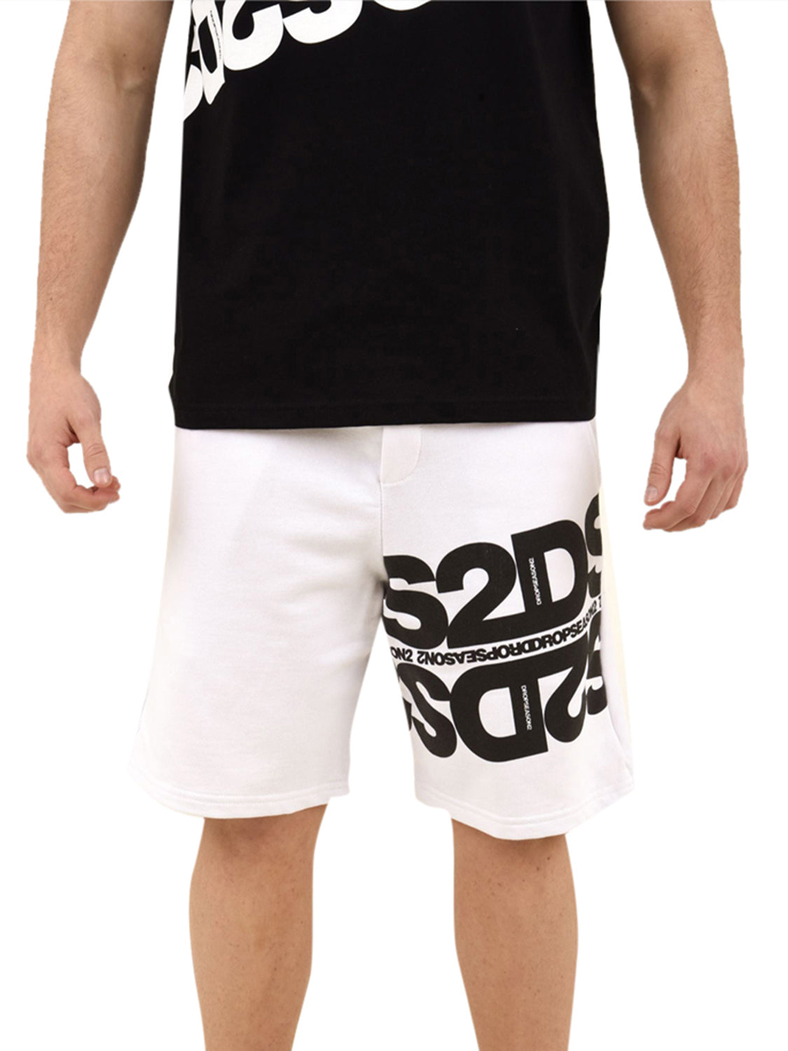 Shorts in felpa DROP SEASON 2 Uomo - Bianco