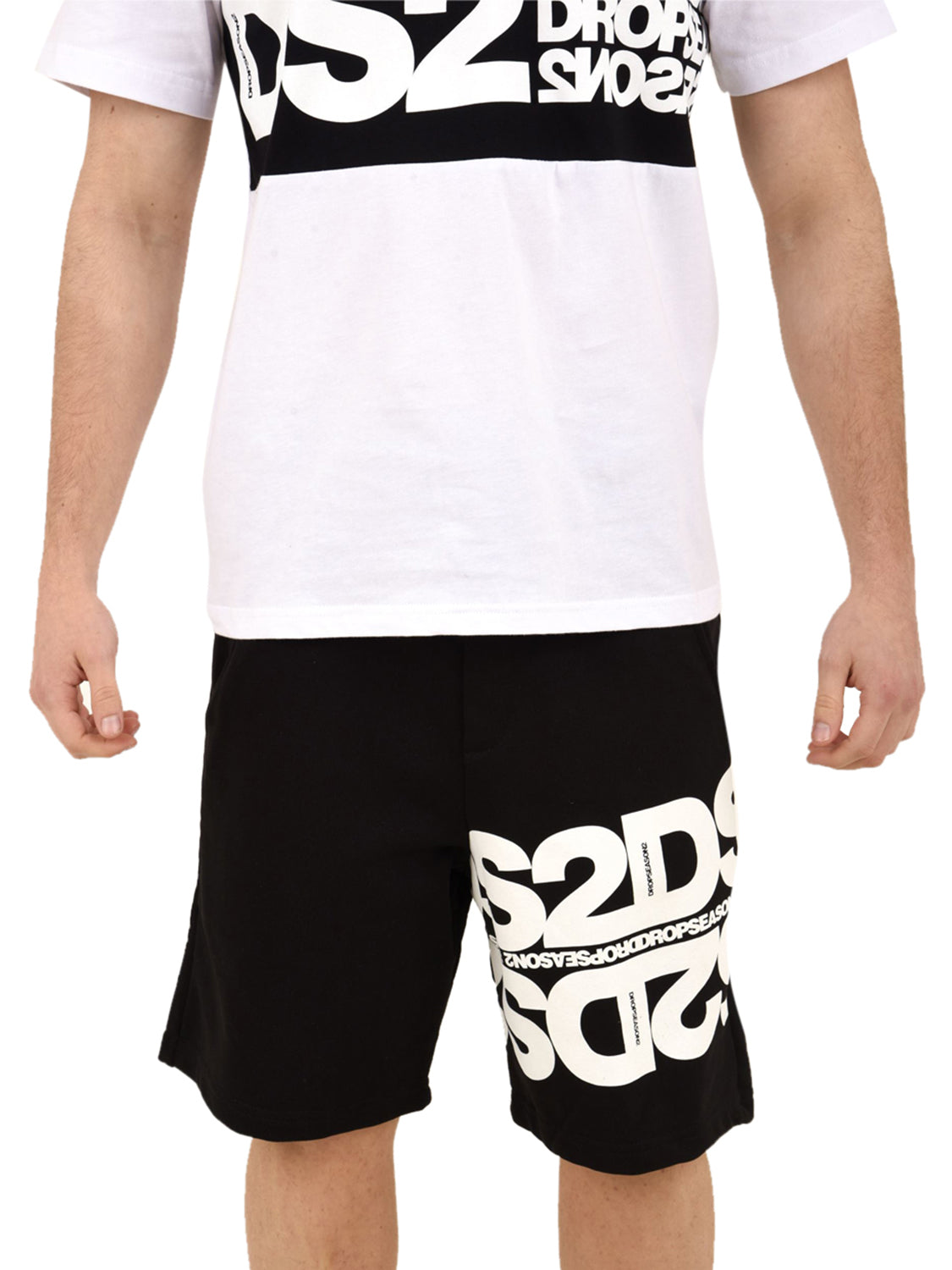 Shorts in felpa DROP SEASON 2 Uomo - Nero