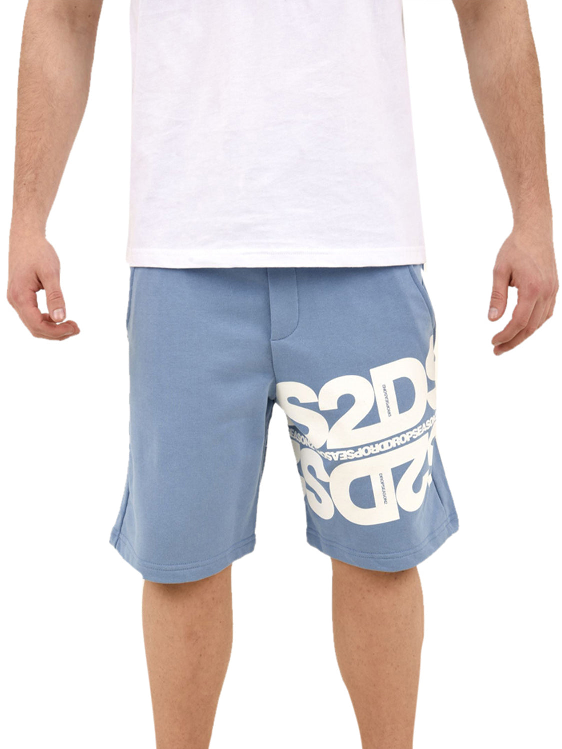 Shorts in felpa DROP SEASON 2 Uomo - Blue