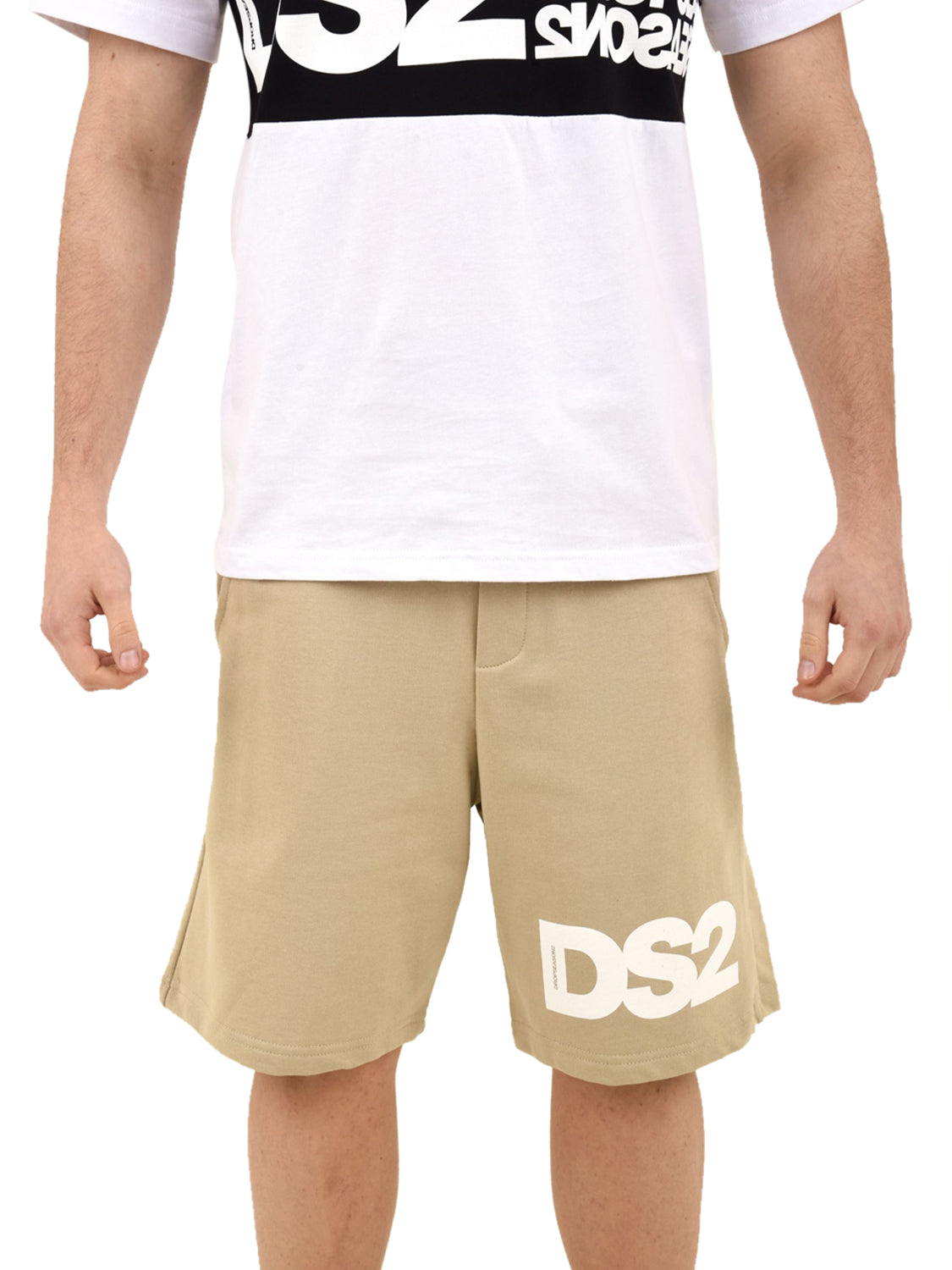 Shorts in felpa DROP SEASON 2 Uomo - Beige