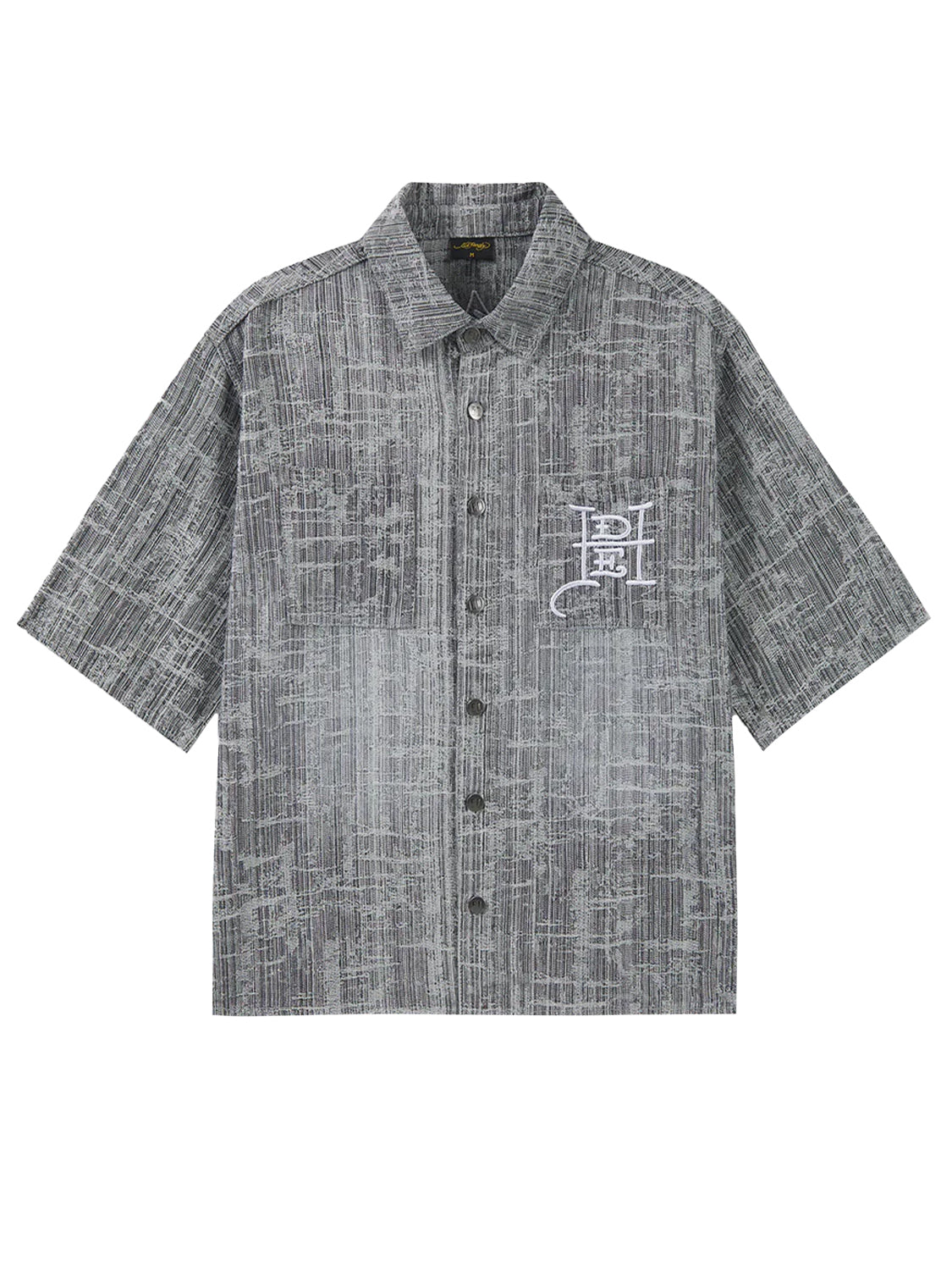 Camicia Distressed cross relaxed fit ED HARDY Uomo - Nero