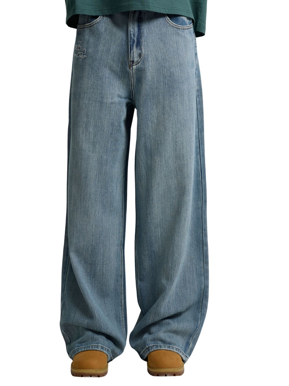 Jeans Embroidered angel xxtra fit ED HARDY Uomo - Blue